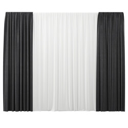 Dimensiva Astoria FR 40 Black Curtain by Nya Nordiska 