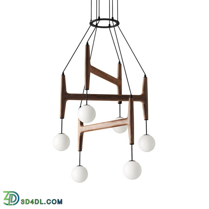 Dimensiva Astra 3 Suspension Lamp By Porada