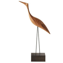Dimensiva Beak Bird Tall Heron Decoration by Warm Nordic 
