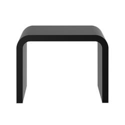 Dimensiva Black Stone Stool by Decor Walther 