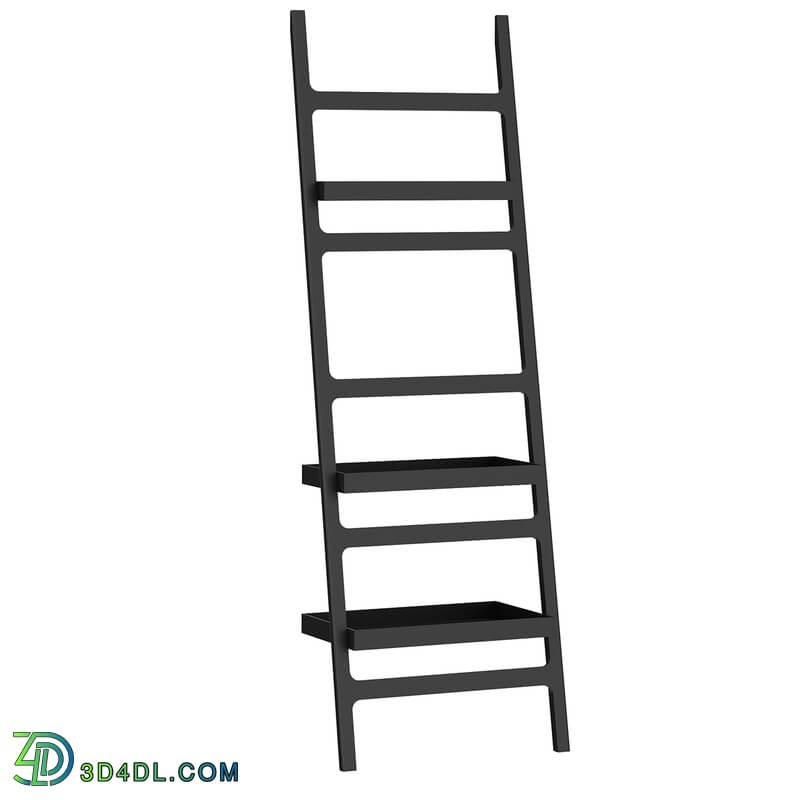 Dimensiva Black Stone Towel Ladder by Decor Walther