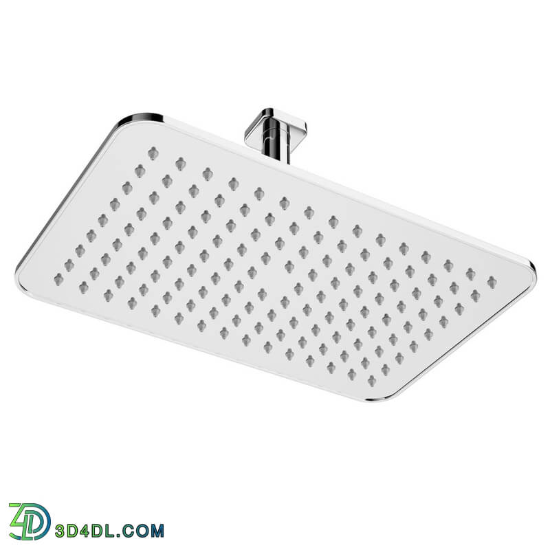 Dimensiva Ceiling Square Rain Shower Head 222 x 342 mm by Laufen