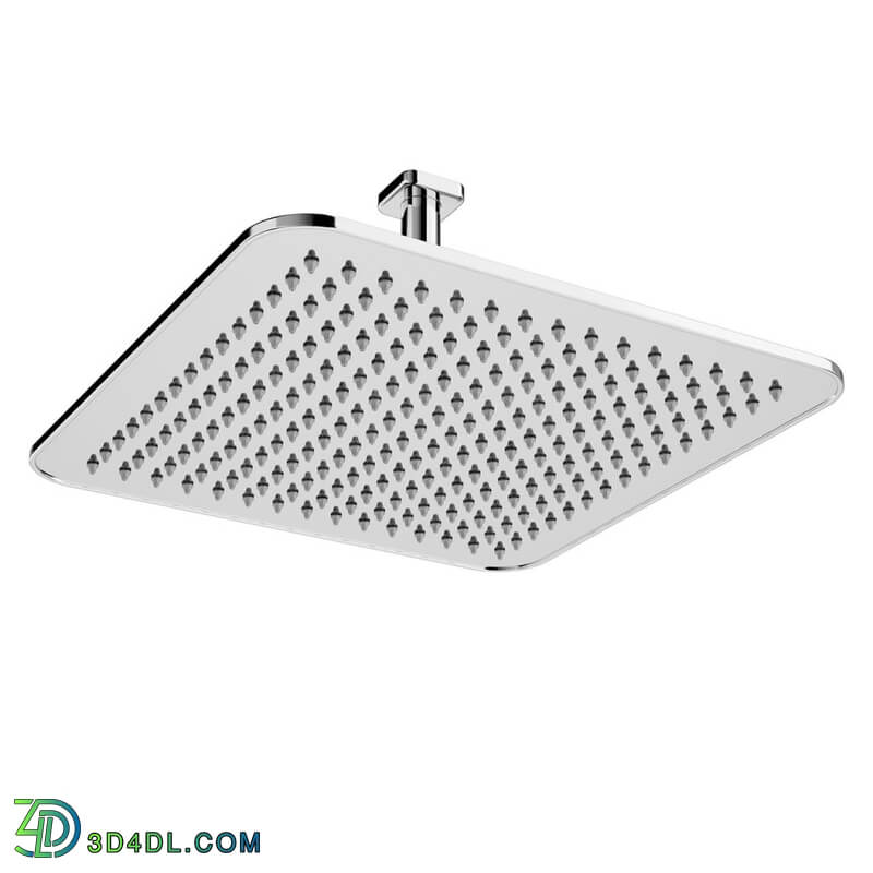 Dimensiva Ceiling Square Rain Shower Head 302 and 353 mm by Laufen