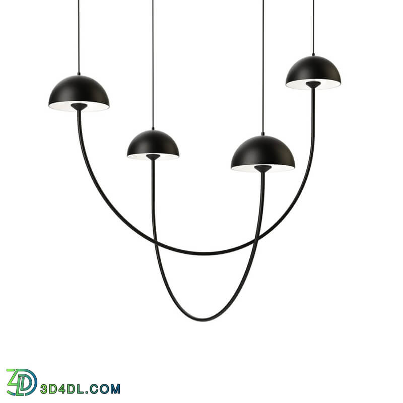 Dimensiva Champignon Pendant Light 2 by Luxcambra