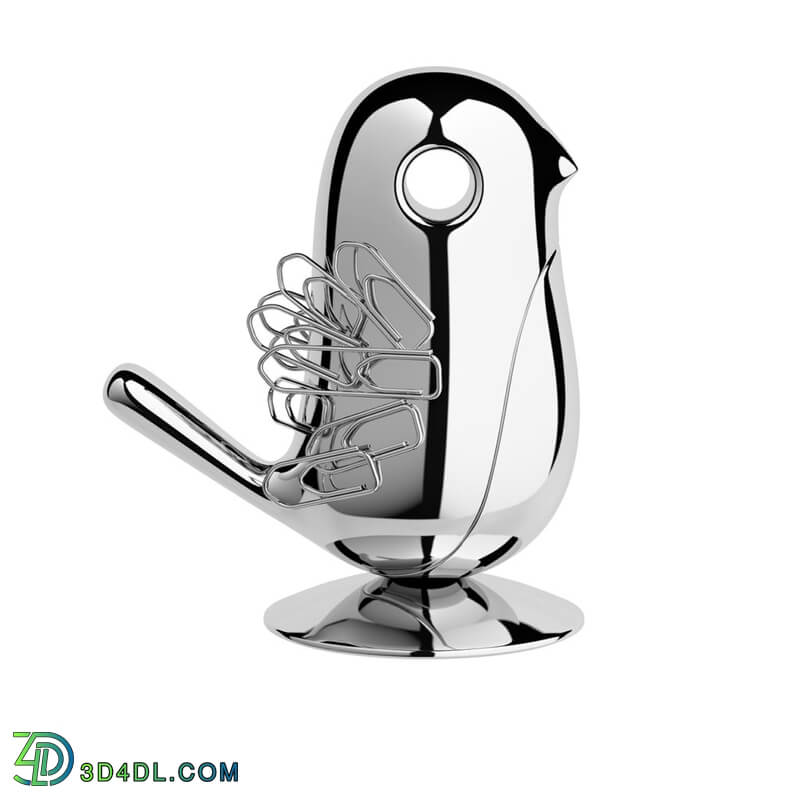 Dimensiva Chip Magnetic Paper Clip Holder by Alessi