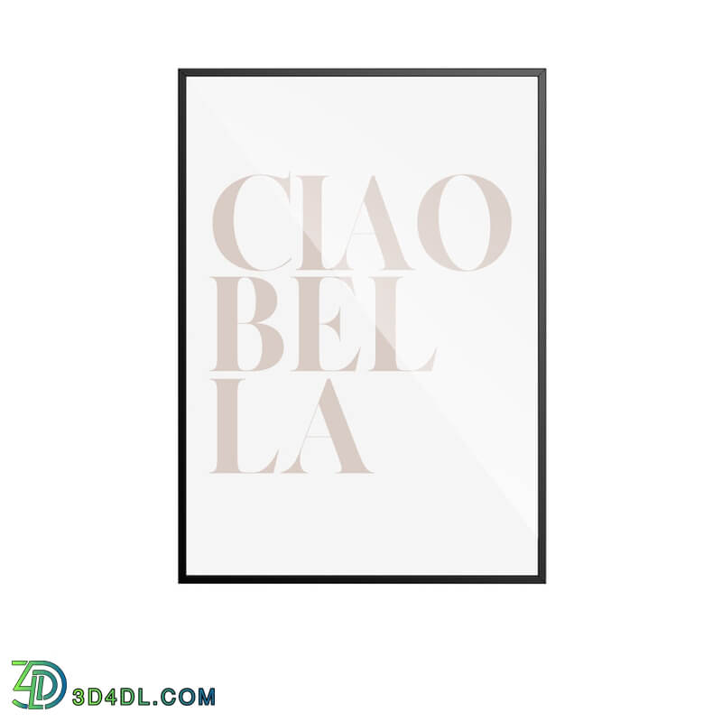 Dimensiva Ciao Bella Poster by Desenio