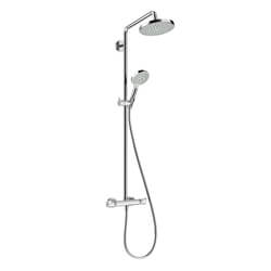 Dimensiva Croma Showerpipe 220 Thermostat By Hansgrohe 