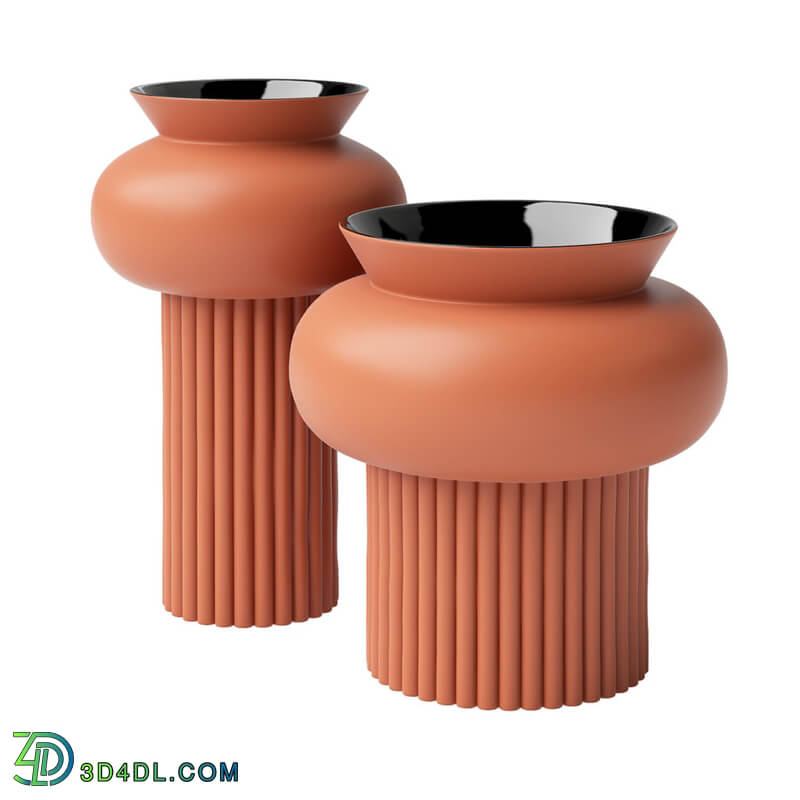 Dimensiva Ionico Ceramic Vases by Calligaris