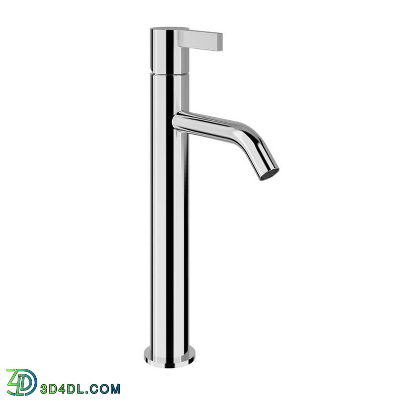 Dimensiva Kartell Column Single Lever Basin Mixer H 29 cm by Laufen