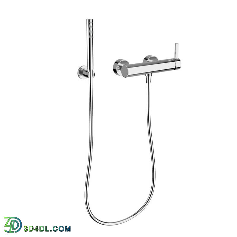 Dimensiva Kartell Wall Mounted Single Lever Shower Mixer by Laufen