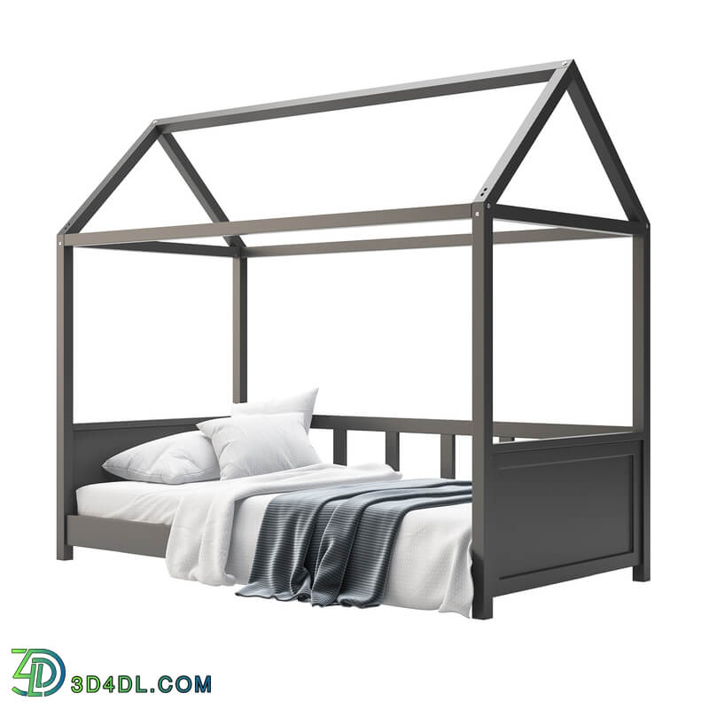Dimensiva Kids House Bed Frame by Coco