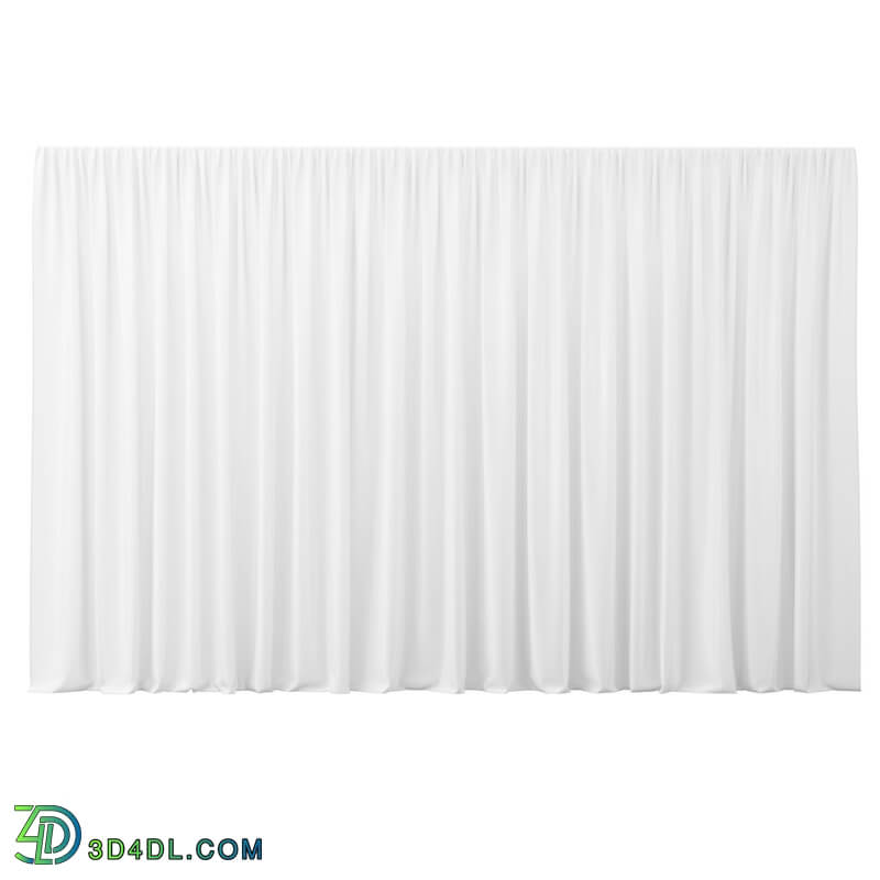 Dimensiva Liro Transparent Drapery 400 cm by Fr One