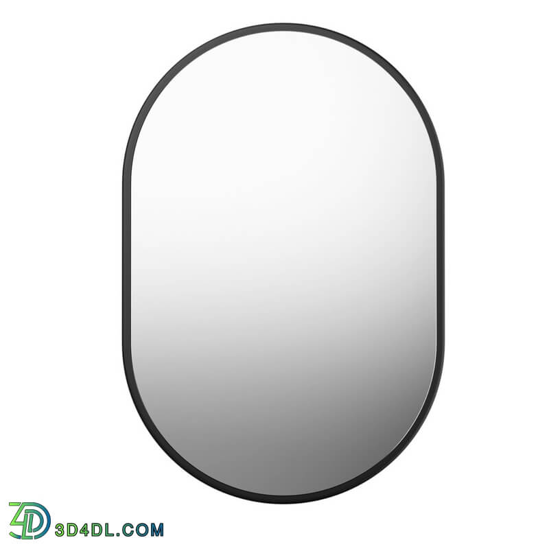 Dimensiva Look Oval Mirror by Montana Furniture