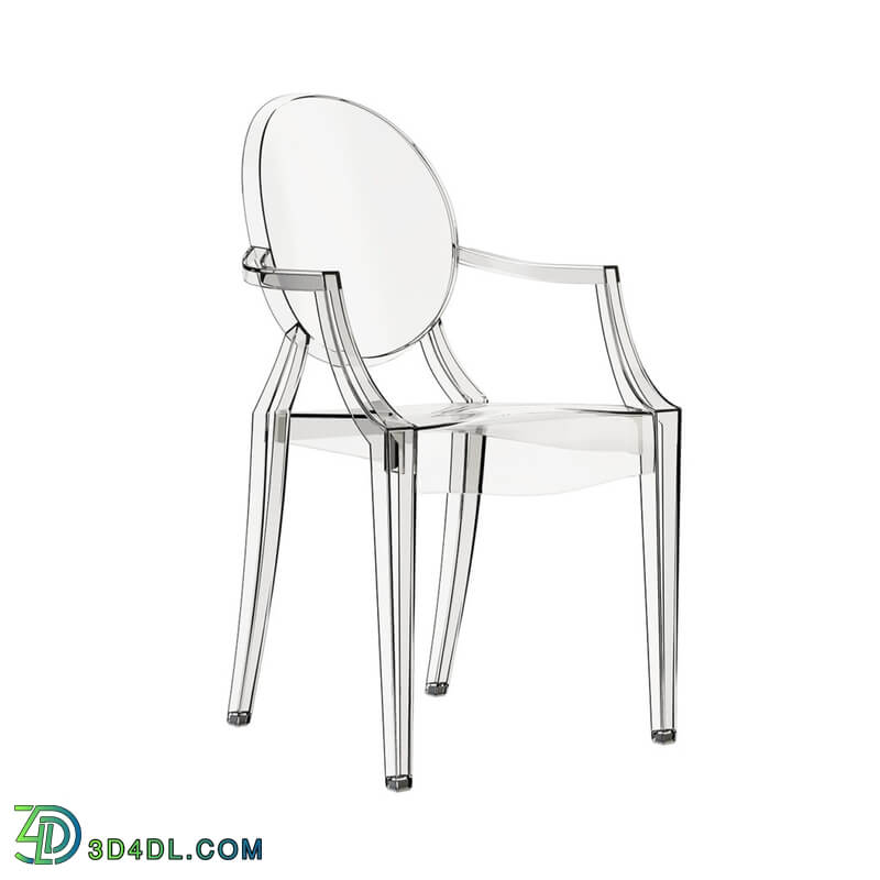 Dimensiva Louis Ghost Chair by Kartell