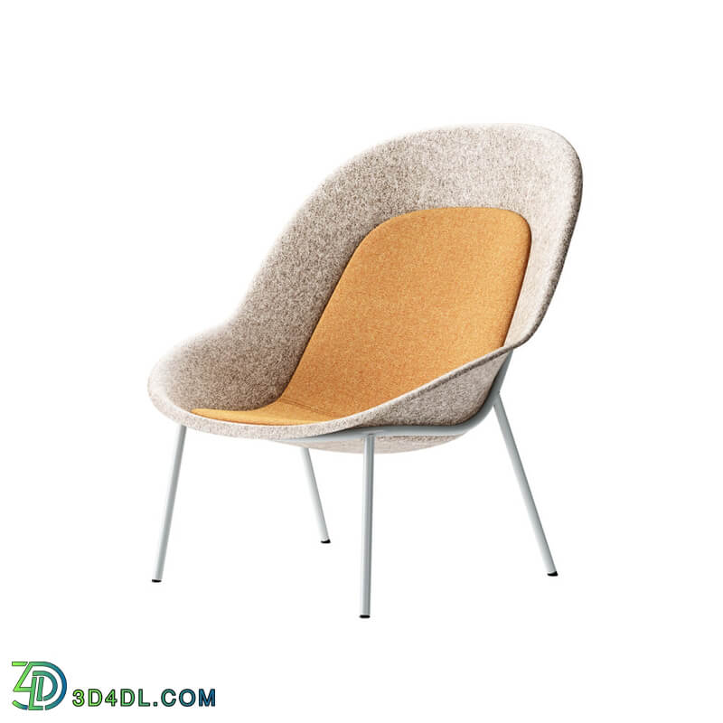 Dimensiva Nook Pet Felt Lounge Chair By De Vorm