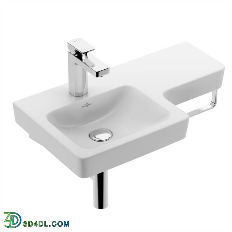 Dimensiva Subway 2.0 Washbasin 630x355 by Villeroy Boch