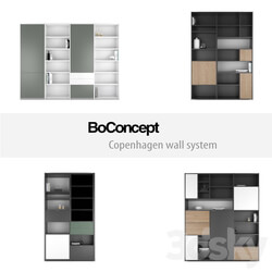 BoConcept Copenhagen wall system set 2 3D Models 