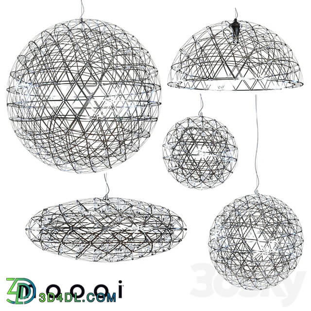 Raimond full collection part1 Pendant light 3D Models