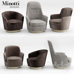 Minotti Jacques Armchairs collection 
