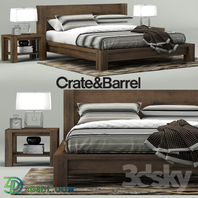 Bed Big Sur Bed Collection Crate Barrel