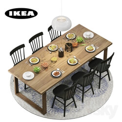 Table Chair IKEA norrharid nimone morbilong PS IKEA norraryd nimane morbylanga PS 