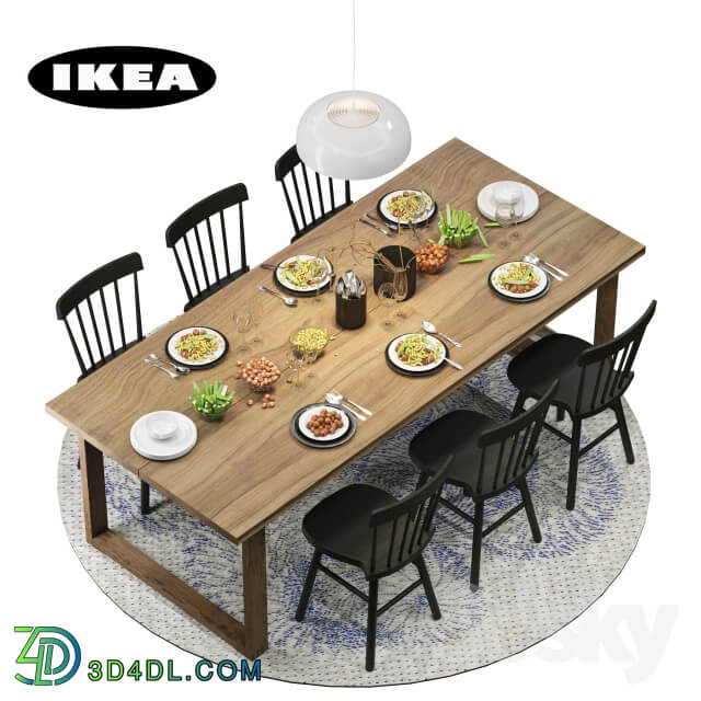 Table Chair IKEA norrharid nimone morbilong PS IKEA norraryd nimane morbylanga PS