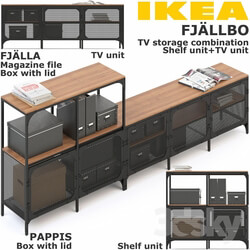 Sideboard Chest of drawer FJALLBO FIELLBO TV STORAGE COMBINATION 