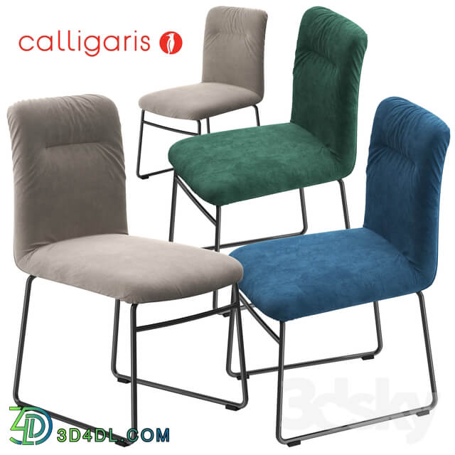 Calligaris Greta chair metal base