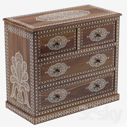 Sideboard Chest of drawer Noor Bone Inlay Chest 