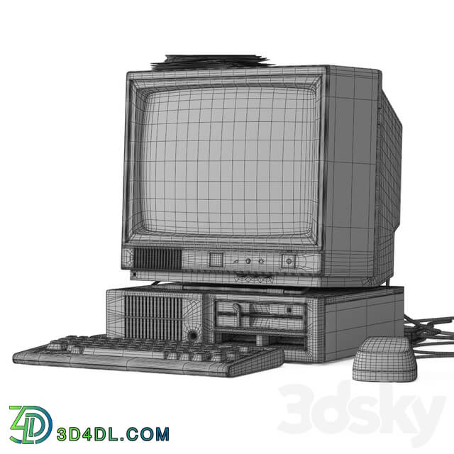 IBM PCjr PC other electronics 3D Models