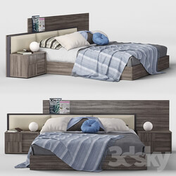 Bed bed Status Futura Gray 