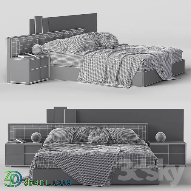 Bed bed Status Futura Gray