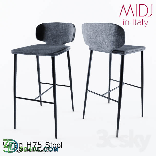 Wrap H75 Stool by MIDJ in Italy