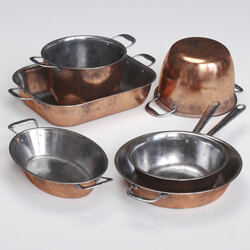 Tableware Copper Cookwares Set 