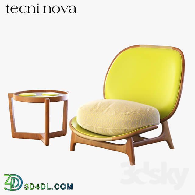 Armchair Outdoor yellow tecni nova