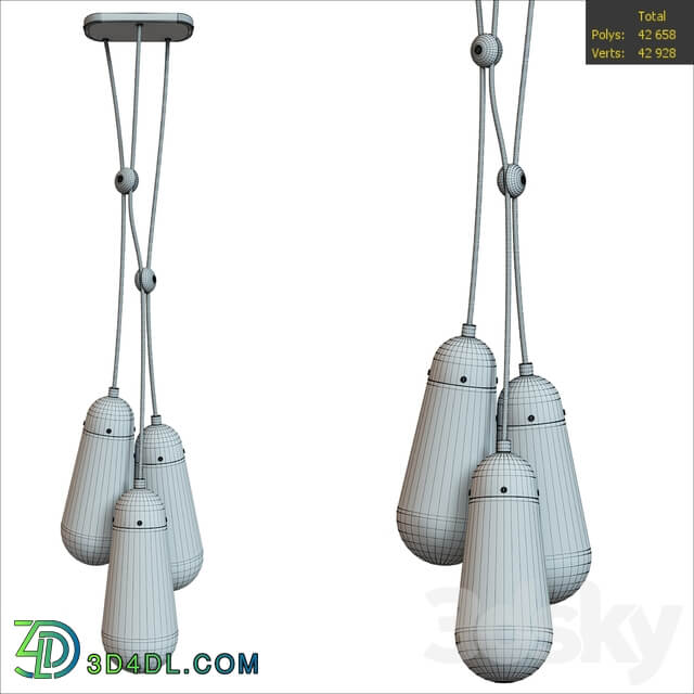 APPARATUS LARIAT 3 Pendant light 3D Models