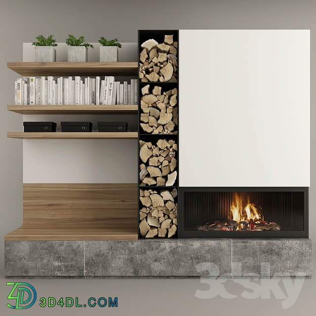 Fireplace set 11