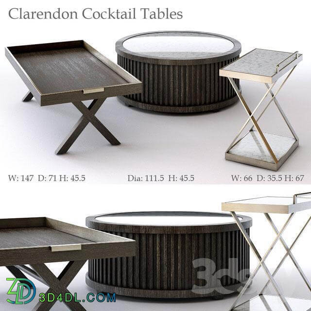 Bernhardt Clarendon Cocktail Tables