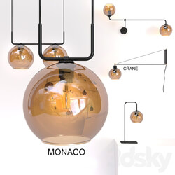 Nowodvorski Monaco and Crane Pendant light 3D Models 