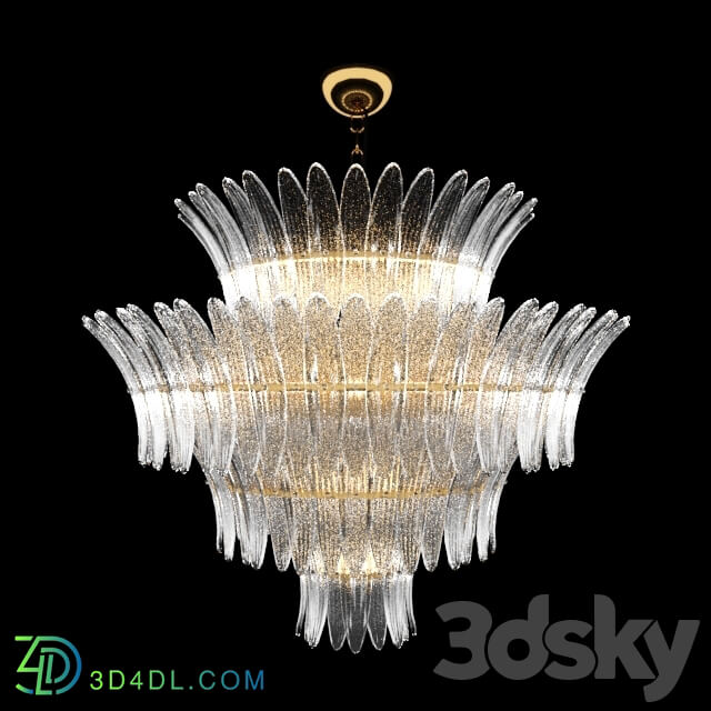 Barovier Toso Palamette Pendant light 3D Models