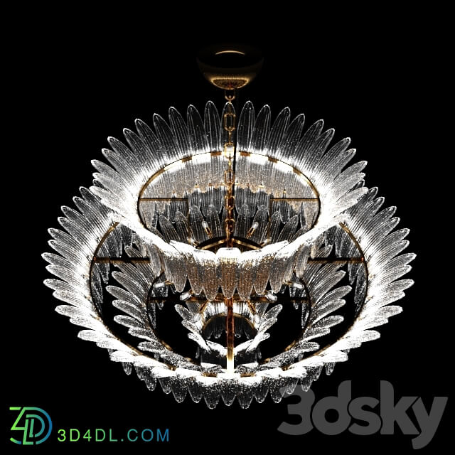 Barovier Toso Palamette Pendant light 3D Models