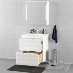 Set of bathroom furniture IKEA GODMORGON ODENSVIK 