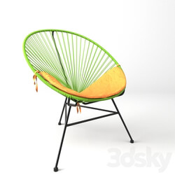 Acapulco Green Chair. Sim Trade. 3D Models 