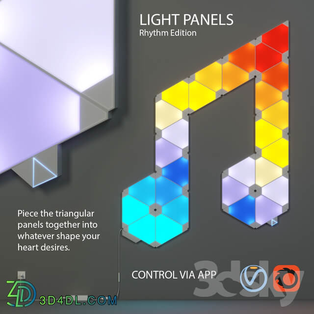 Nanoleaf Light Panels Rhythm edition