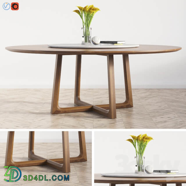 Concorde Round Dinning Table Poliform