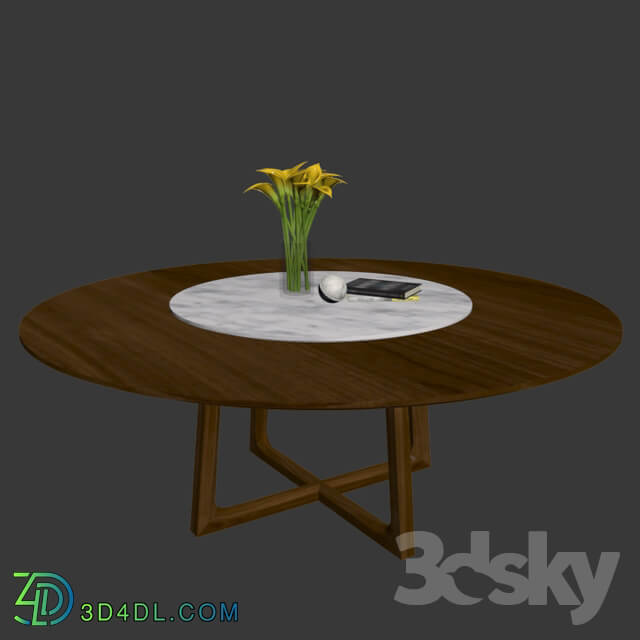 Concorde Round Dinning Table Poliform