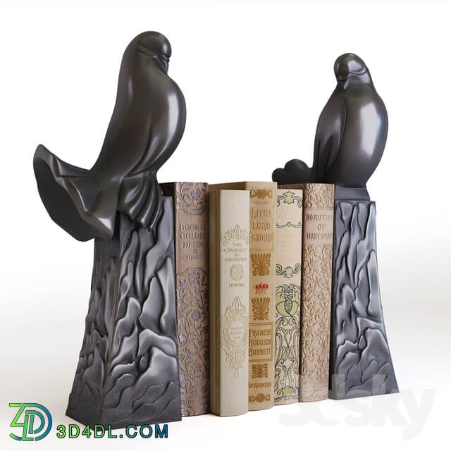 Eichholtz Bookend dove set of 2