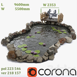 Garden Pond 3D Models 