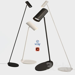 Desk and floor lamps model HESTER from the company LUCIDE Belgium. 
