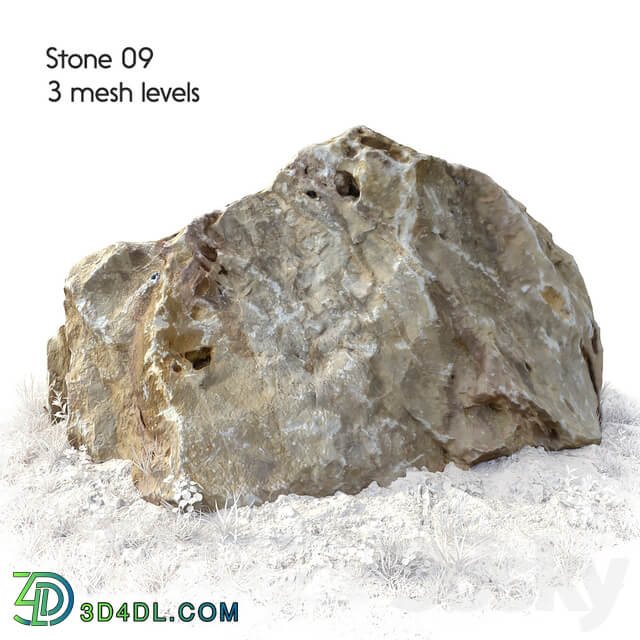 Stone 09 3D Models